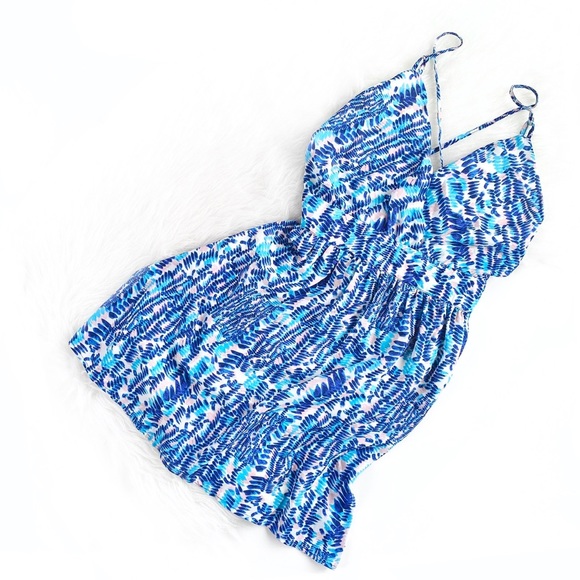 Aqua Dresses & Skirts - AQUA | rhythmic pacific abstract printed sundress